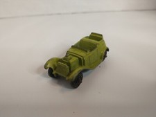 Vintage Die-cast Metal Tootsie Toy Green ROADSTER Good Condition 