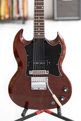 1969 Gibson SG Junior with Vibrola and a Large Guard in Cherry | eBay