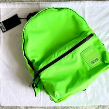 Nwt! Versace Jeans Couture Neon Green Backpack, Authentic!