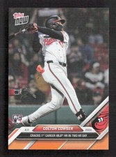 Colton Cowser RC 2024 MLB TOPPS NOW 66 First Career Home Run Orange Parallel /5