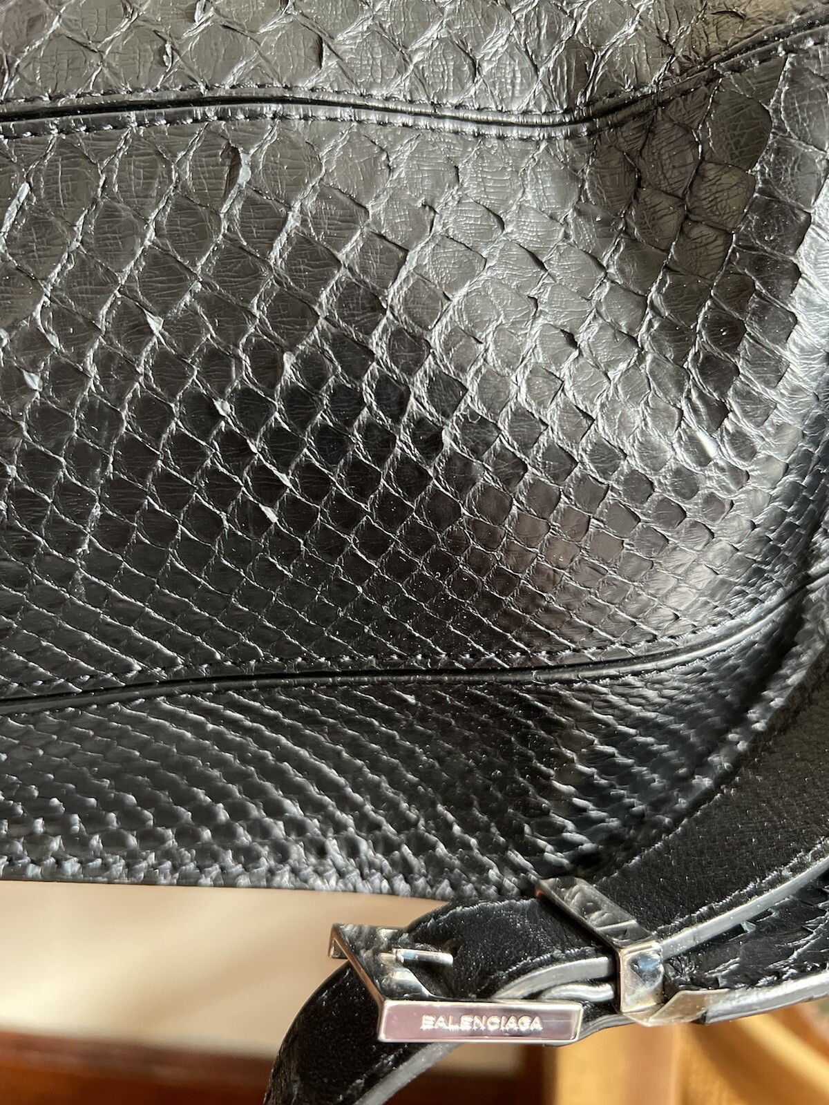 Balenciaga - Phileas Backpack - Python - Men - Wo… - image 14