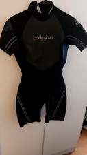 Body Glove Womens Black  Blue Wetsuit size 9/10 pocket Pro Two 2:1