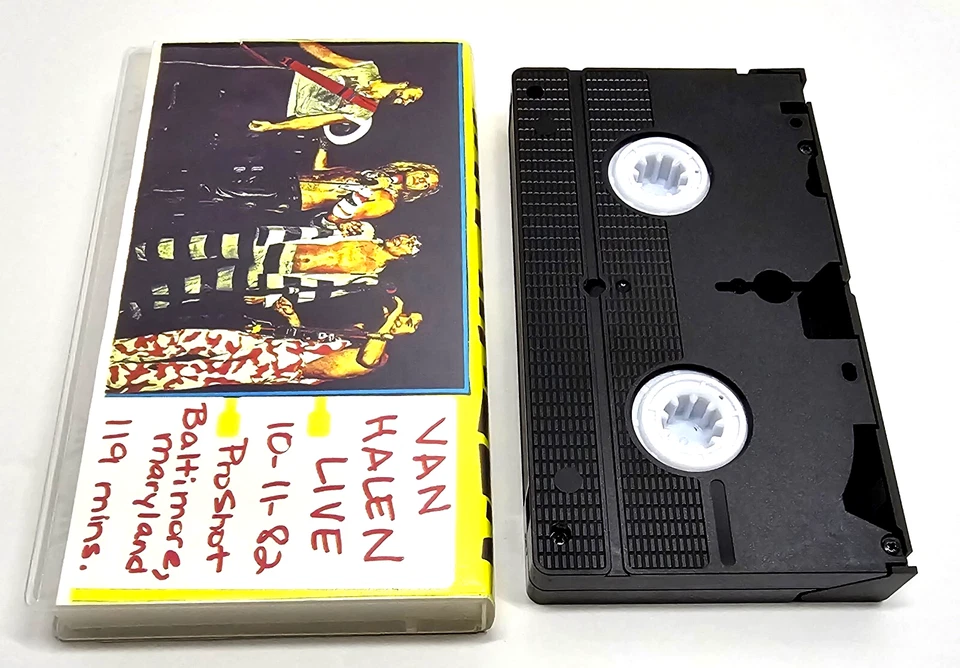 Van Halen Live 1982 Homemade Fan VHS Baltimore, MD Pro Shot - Image 2 of 4