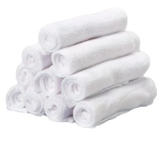 Spasilk Washcloth Wipes Set for Newborn Boys and Girls, Soft Terry Washcloth