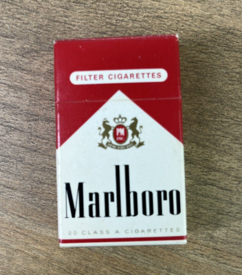red cigarette box Vintage Marlboro 25 Red Match Boxes Mini Cigarette Packs Display  Collectable