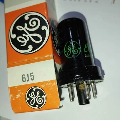 VT94 6J5 TUBE LAMPE VALVE METAL GENERAL ELECTRIC DepI3h43/3 cavH2h