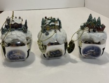 ashton drake galleries thomas kinkade sleigh bells set #2