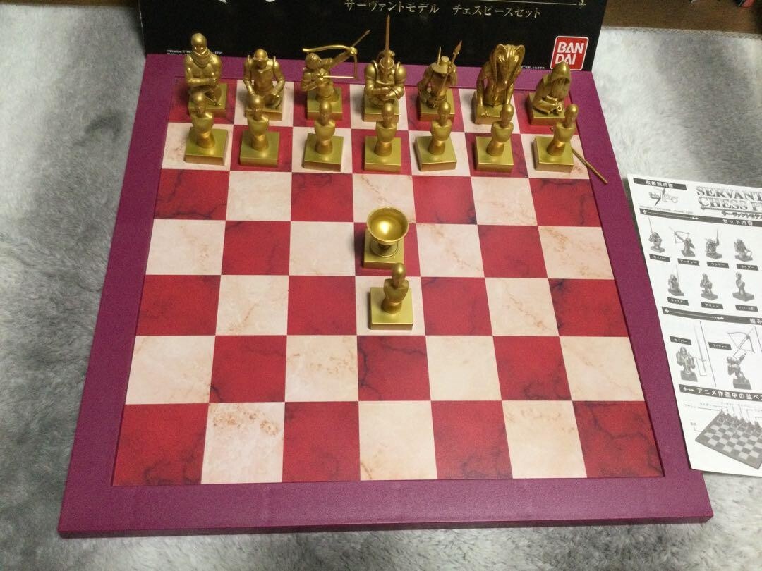 Fate Zero Servant Model Chess Piece Set 2012 bandai saber | eBay