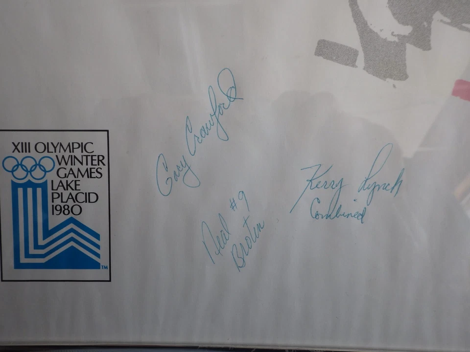 1980 "MIRACLE ON ICE" USA Olympic Hockey Team Signed at the White House document - Image 2 of 4