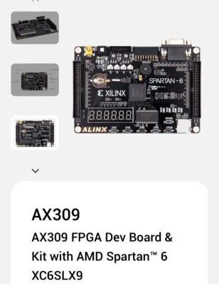 alinx spartan-6 ax309