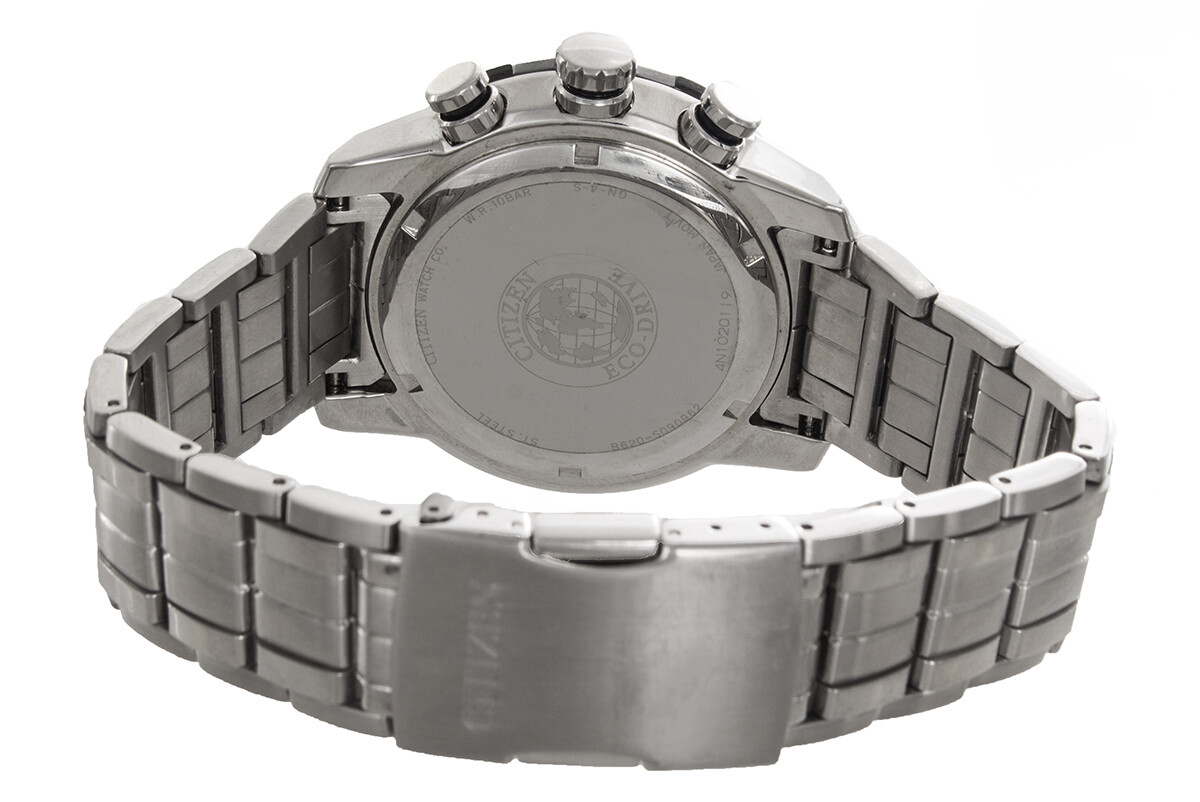 Citizen Chandler Eco-Drive Chronograph Black Dial Men's Watch