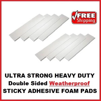 BEK-FIX 24x Heavy Duty Double Sided Foam Adhesive Sticky Fixing Pads Indoor Outdoor DIY