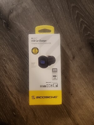 Scosche Revolt Charger Single Port Type A 12W USB121M