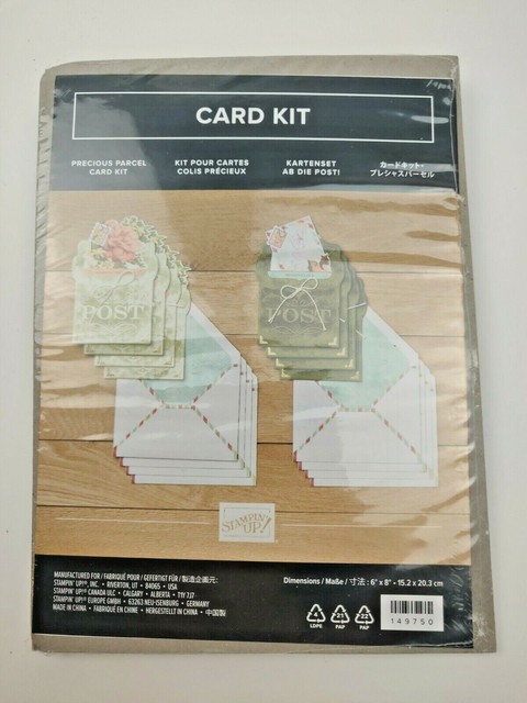 Stampin Up Precious Parcel Card Kit 8 Pocket Cards With Inserts 2 Designs For Sale Online Ebay