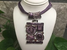 Multilayer Hand 2.5" Pendant With 16-18" Cord Necklace New Free Ship 8183