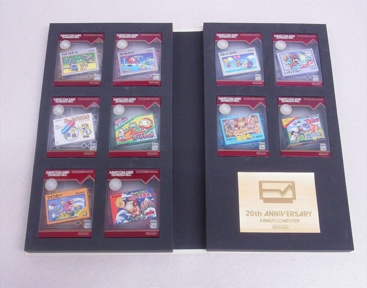NINTENDO Famicom Mini Vol.2 20th Anniversary Collection BOX Rare