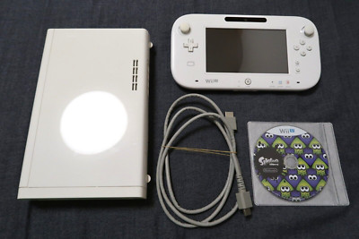 Nintendo WiiU 32GB Console & Gamepad & Splatoon White WUP-101(01