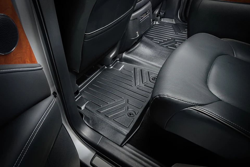 SMARTLINER Floor Mats Set 2017-2018 Nissan Armada | 2011-2018 Infiniti QX56 QX80 Foto 4 de 4