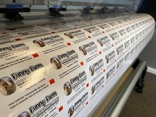 25 50 100 250 Custom Stickers, Decals, Labels, Logos in Sizing of Choice