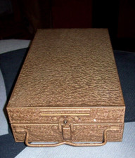 Vintage Fodeco Slide Holder File Index 145 STORAGE CASE  Holds 100 Slides