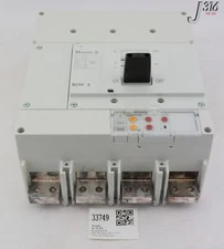 33749 EATON 4-POLE CIRCUIT BREAKER, 800A-1250A (NEW) NZMN4-4-VE1250/800