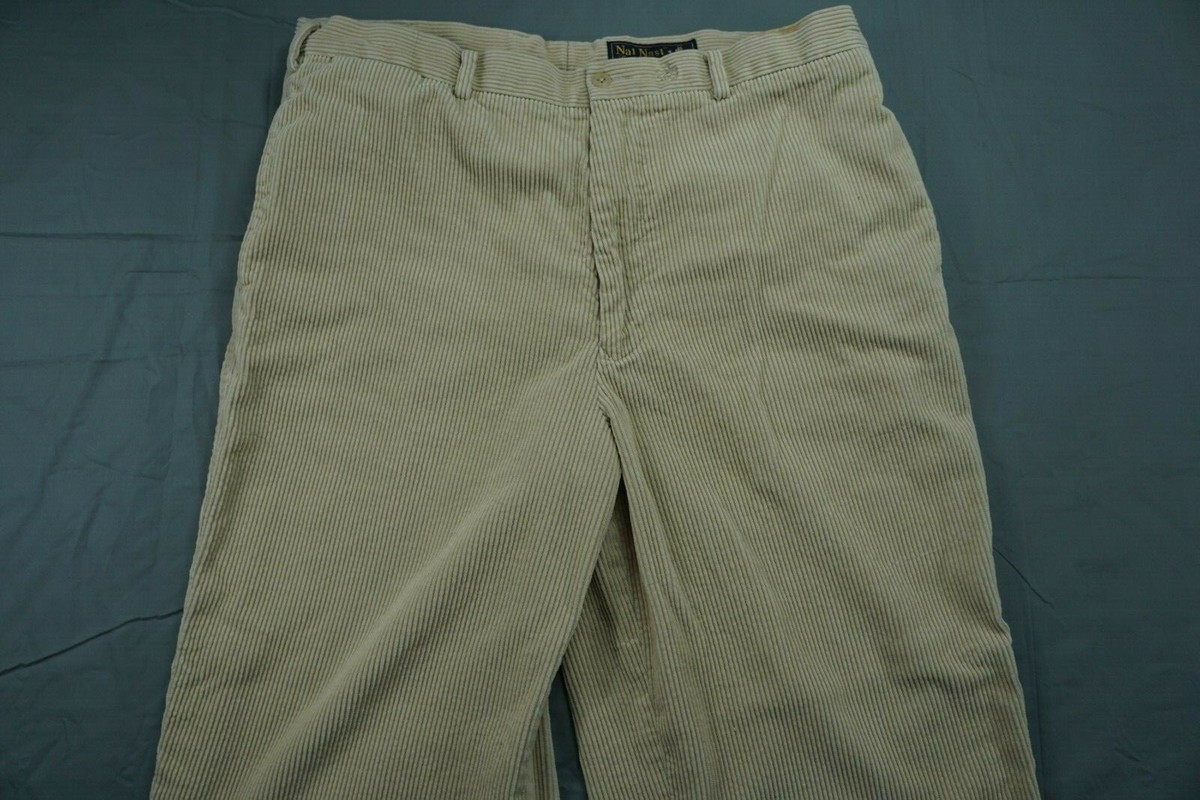 90s Nat Nast silk×cotton corduroy pants Nat Nast Thick Wale Silk Blend Corduroy Pants, Cords Men's Size 38
