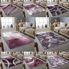 Purple Living Room Rugs Small Extra Large Turkish Floor Carpets Soft Thick Cheap