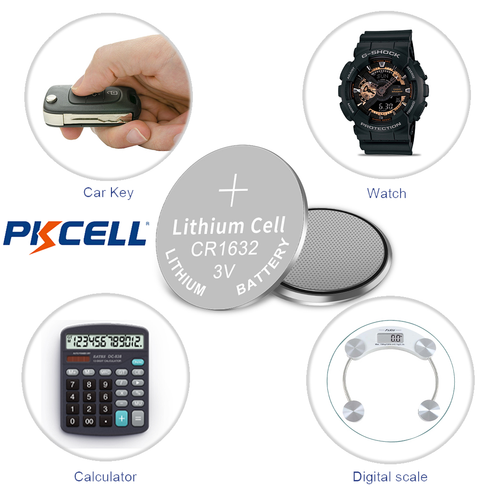 1000x CR1632 CR 1632 3V Li-ion Battery Button Cell for Car Keys Remotes, Watches - Picture 5 of 6