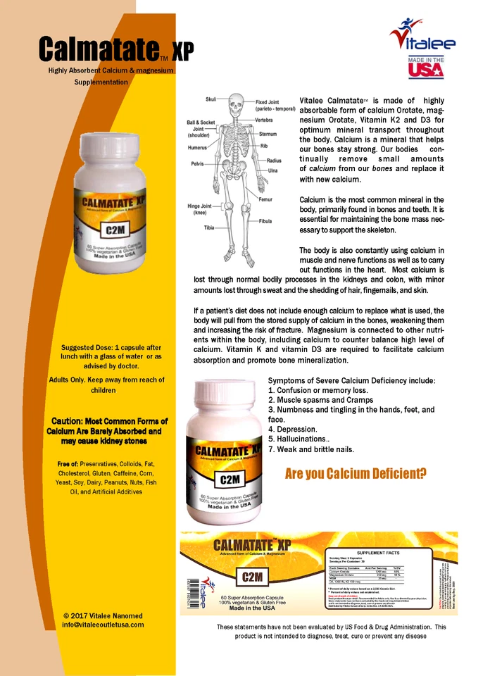 Calmatate XP-Super Absorbent Calcium and Magnesium Family Pack (3x60ct ) - Image 2 of 3