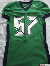 VTG NEW Ripon Athletic Football XL Jersey Rockets 57 USA NOS Pro Force Concept