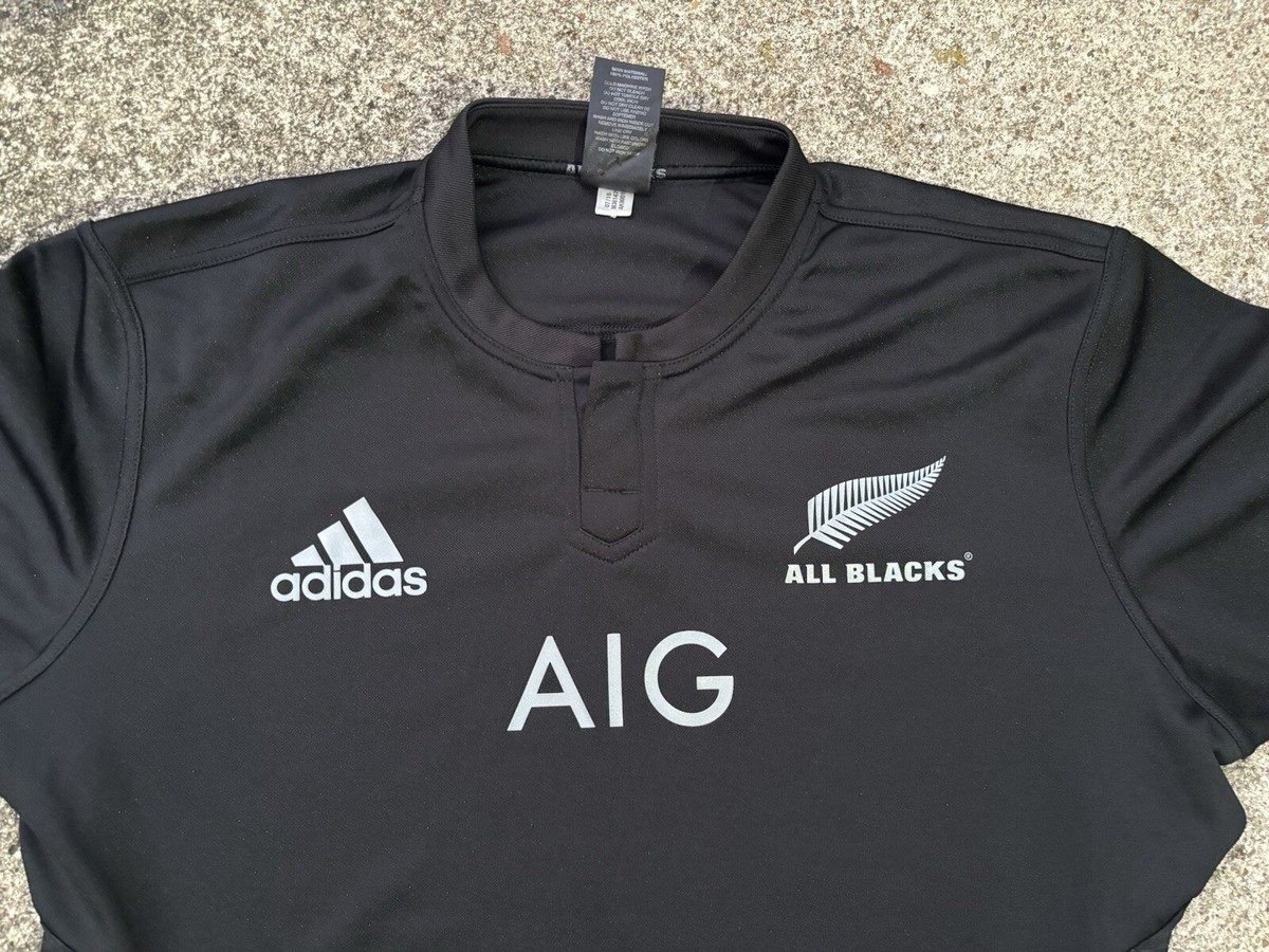New Zealand All Blacks Jersey XL Adidas Sevens 2015 Rugby Slim