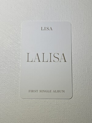 Blackpink Lisa Lalisa Photocard KTown4U POB Pre-Order Benefit | eBay
