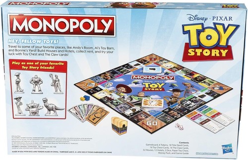Juego de mesa Monopoly Toy Story Edition 2018 nuevo sellado de fábrica - Imagen 3 de 3