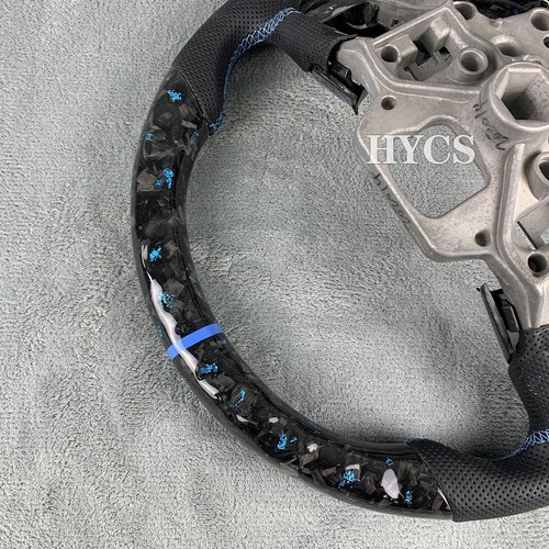Forged Carbon Fibre Steering Wheel for Ford Mustang GT Shelby 2015-2023 black - Picture 8 of 8
