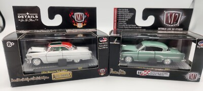 #ad M2 MACHINES AUTO THENTICS X2 1954 MERCURY SUN VALLEY amp; 1954 DODGE CORONET $15.12