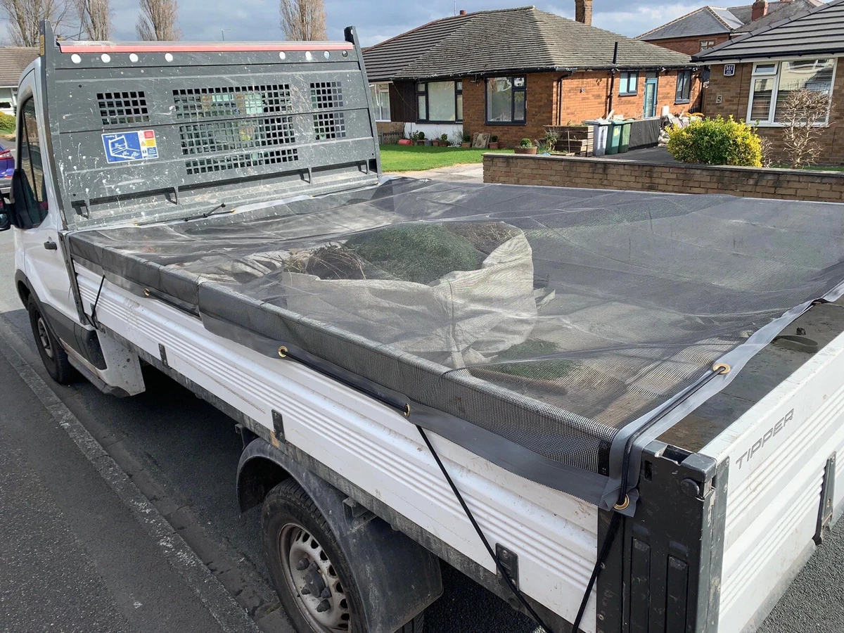 UNIVERSAL NET IVECO TRANSIT TIPPER BODY FLAT BED COVER 11 X 8 Welded Seams