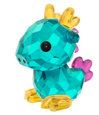 Statuina Swarovski Lovlots Zodiac Majestic Dragon Crystal #5302554 nuova con scatola