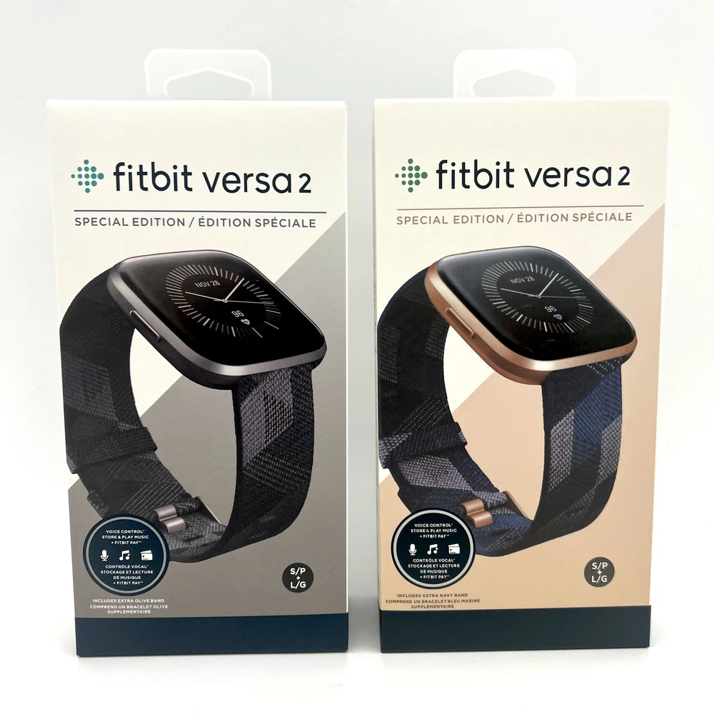 Fitbit Versa 2 Special Edition Smart watch Fitness Health Activity Tracker L&S