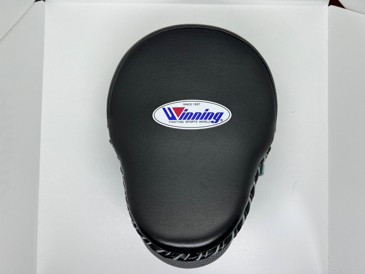 Winning Boxing Punching Mitts Black curved CM-65 NEW JAPAN