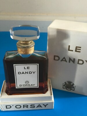 Brand new Le Dandy by D'Orsay 1920's Vintage Pure Perfume 2 oz w/ Box VERY RARE