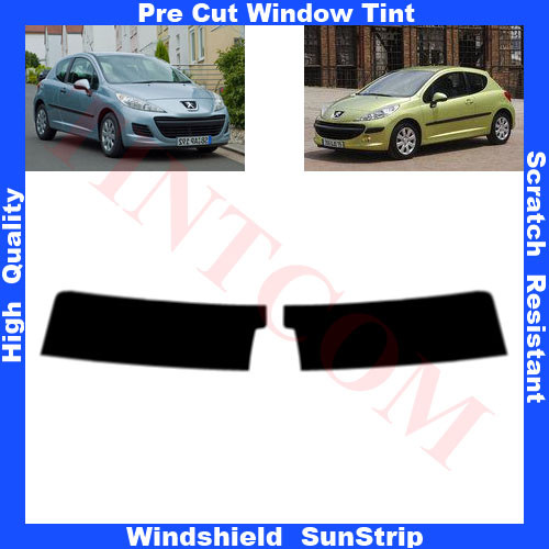 Sonnenblendstreifen Peugeot 207 3 Türen 2007-2011 5%-50% - Picture 1 of 1