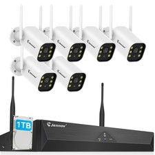 5MP WiFi Security Camera System Wireless Smart Outdoor Color Night Vision 5MP