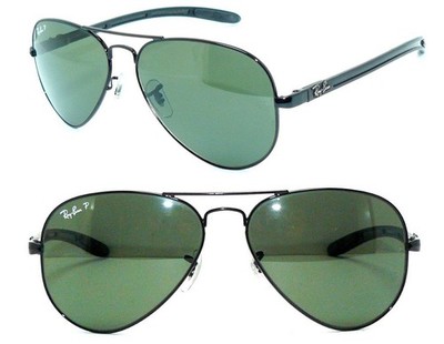 RAY BAN SUNGLASSES POLARIZED BLACK RB 8313 58 8307 CARBON TECH EYEGLASSES 8301