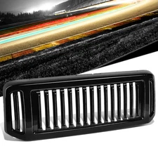 Glossy Black Badgeless Vertical Style Front Grille For 05-07 Ford Super Duty