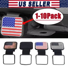 2 Trailer Tow Hitch Receiver Cover Plug Dust Cap Universal Fit Traction Cover