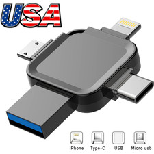 Type-C USB3.0 Flash Drive 2TB 1TB Memory Stick High Speed Thumb Drive iPhone PC