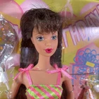 1998 Birthday Party Barbie Blow Up Balloon Doll NRFB Mattel Vintage