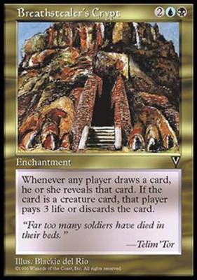 Breathstealer's Crypt - Light Play MTG Visions