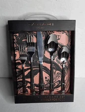 NIB Tahari Home 20-Piece Stainless Steel Flatware Set