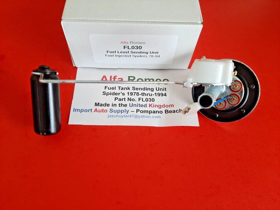 Unidad de envío de tanque de combustible Alfa Romeo Spider 78-94 Foto 3 de 4
